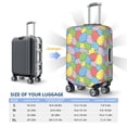 thumbnail image 4 of Fotbe Colorful Easter eggs Funda Protectora para Equipaje, Antirrayones y Resistente a la Suciedad, Compatible con Maletas de 18 a 32 Pulgadas-Small, 4 of 7