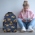 thumbnail image 2 of Uorisanigo School Backpack for Boys Girls, Lightweight Construction Vehicle Print Kids Backpack Fit Preschool Elementary Kindergarten , 17 Inch Large Capacity School Bag Book Bags, 2 of 7
