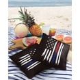 thumbnail image 3 of Patriots Stars American Blue Red Lines Flag Outdoor Pillow Covers Set of 2, Decorative Waterproof Throw Pillow Case, Sports Cotton Linen Soft Cozy Cushion Pillowcases, 3 of 6