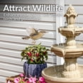 thumbnail image 6 of Sunnydaze Traditional Light Brown Fiberglass 3-Tier Outdoor Water Fountain, 6 of 14