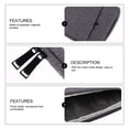 thumbnail image 3 of MasteelfCA 1 Pce Sac pour Ordinateur Portable Sac à Main Portable Mode Sac pour Ordinateur Housse pour Ordinateur Portable, 3 of 8