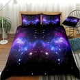 thumbnail image 1 of Move Over Purple Galaxy Bedding Sets King Galaxy Duvet Cover Set Galaxy Pattern Microfiber No Filling, 1 of 9
