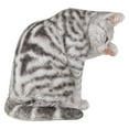 thumbnail image 3 of Hi-Line Gifts American Shorthair Tabby Cat Outdoor Garden Statue - 10.25", 3 of 5