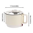 thumbnail image 2 of Boreal Craft Mini Hot Pot With Steamer For Cooking Ramen Cooker Non Stick Hot Pot Cooker Small Pot For Cooking Dorm Large Skillet T Fall Nonstick Fry Pan Split Pan for Cooking Non Pan Skillet Non, 2 of 4