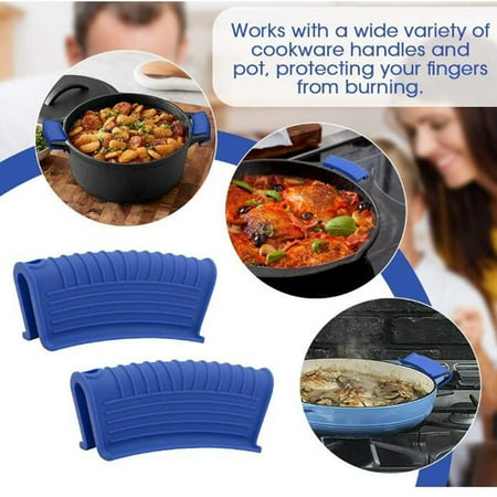 

Cooking Utensils Set High Clip Silicone Hand Pan Cli Anti-Scalding Ear Non-Slip Temperature Kitchen，Dining & Bar
