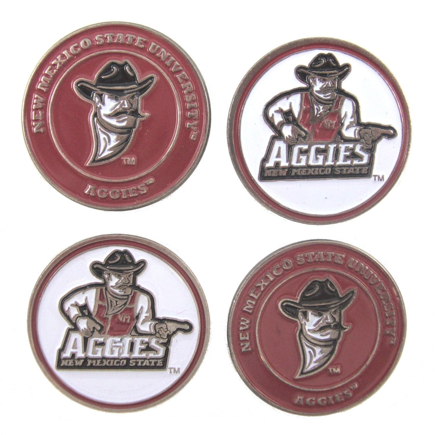 New Mexico State Aggies Golf Ball Markers (Set of 4), New Mexico State