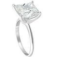 thumbnail image 2 of Pompeii Certified 5Ct Princess Cut Diamond 14k White Gold Engagement Ring Lab Grown, 2 of 5