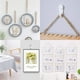thumbnail image 4 of 50 Pcs 11lbs Invisible Nail Screws Wall Hooks No Trace Picture Hangers Non-Mark Hook Photo Frame Hangers, 4 of 5
