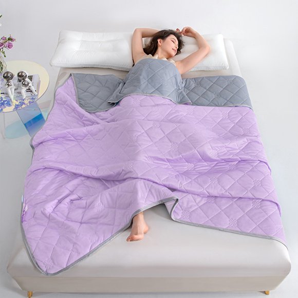 Couverture de Catégorie de Produits Douce et Légère pour l'Été avec Technologie de Soie Glacée pour un Sommeil Frais et Confortable dans la Chambre