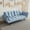 Antique Navy Blue, variant on Blue Velvet 57" For Bedroom. Convertible To Comfortable Bed. Adjustable Back. Easy Put Together. Solid Wood Frame. Sponge Filling. 300lb Weight Limit. 2 Seater Apartment Can Be Converted Postures.