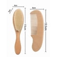 thumbnail image 5 of Peine Xtellar Y Cepillo Bebé Cerdas Naturales Suaves Suavecitas, 5 of 5