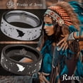 thumbnail image 2 of Tungsten Raven Ring, 2 of 7