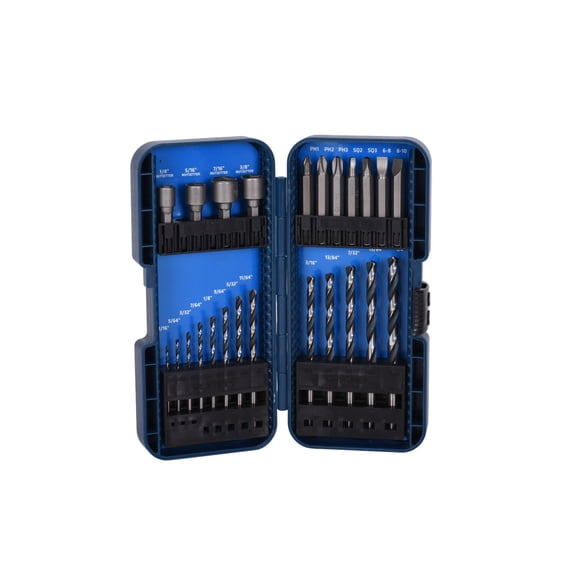 Century Drill & Tool 88725 High Speed Steel Drill Bit Set, 24-Piece