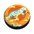 thumbnail image 3 of ZNDUO Zodiac Tiger Animal Pattern Spare Tire Cover, Universal Fit for Jeep Trailer RV SUV Camper Vehicle Waterproof Dust Tire Cover 15 inch, 3 of 8