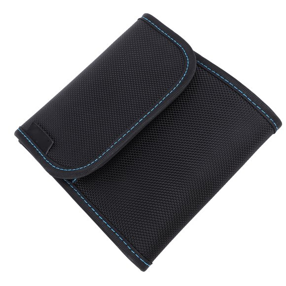 Camera Filter Pouch, Lens Filter Carry Case Water Resistant 3 Pockets for 95mm Round Filters