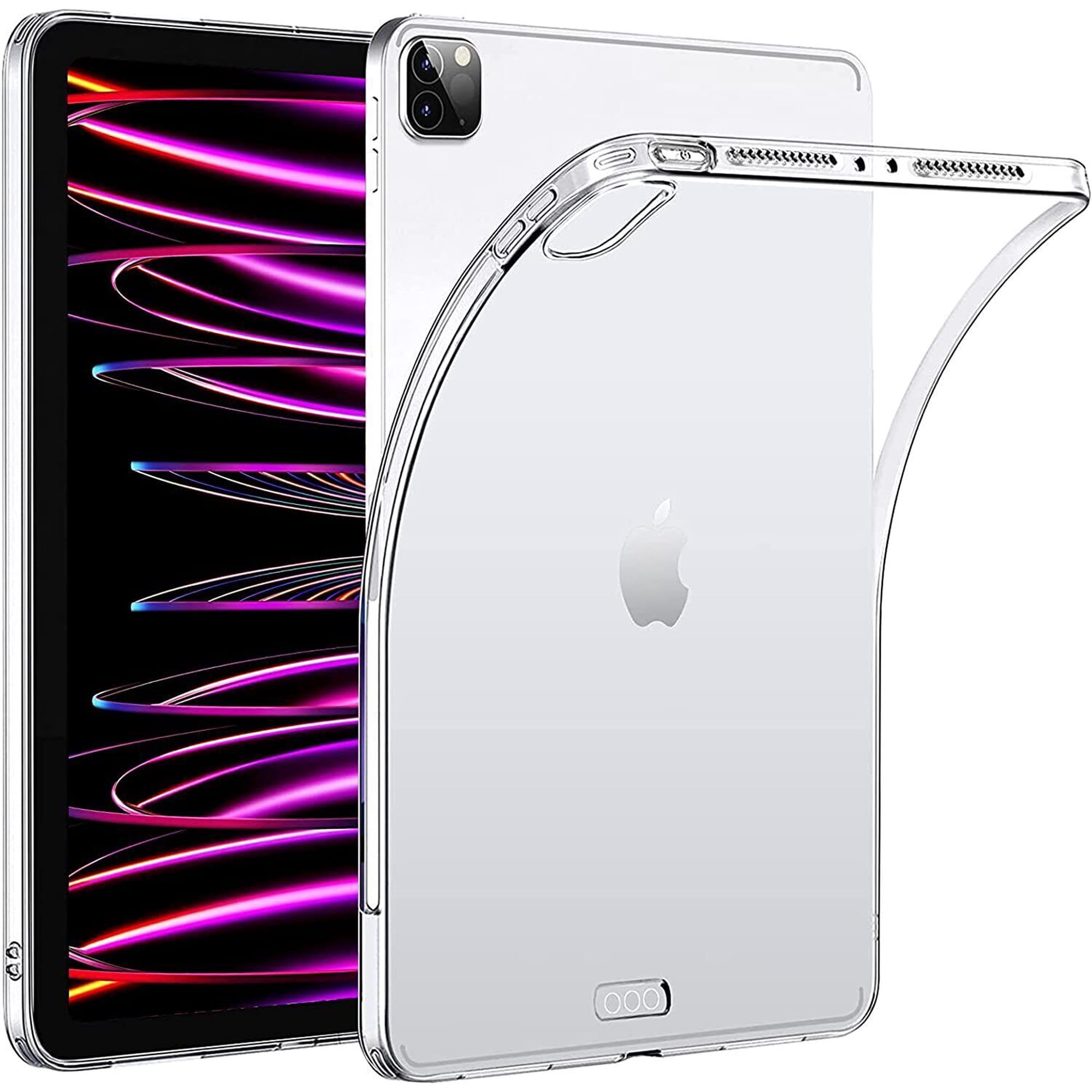 For iPad Pro 12.9 Inch 6th Generation (2022)/5th Generation(2021) Case Shockproof Clear Slim Cover