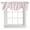 Pink, variant on Tie Up Valances for Windows, Red Boho Flower Adjustable Valance Curtains Window Treatment for Living Room/Bedroom, Vintage Paisley Farmhouse Pattern Rod Pocket Kitchen Curtains & Drapes 42x18 Inch