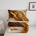 thumbnail image 5 of Homewish Gradient Watercolor Art Twin Comforter Sets,Contemporary Aesthetic Bedding Set,Brown Gold,Light Gray Reversible,2pcs,1 Comforter and 1 Pillowcase, 5 of 7