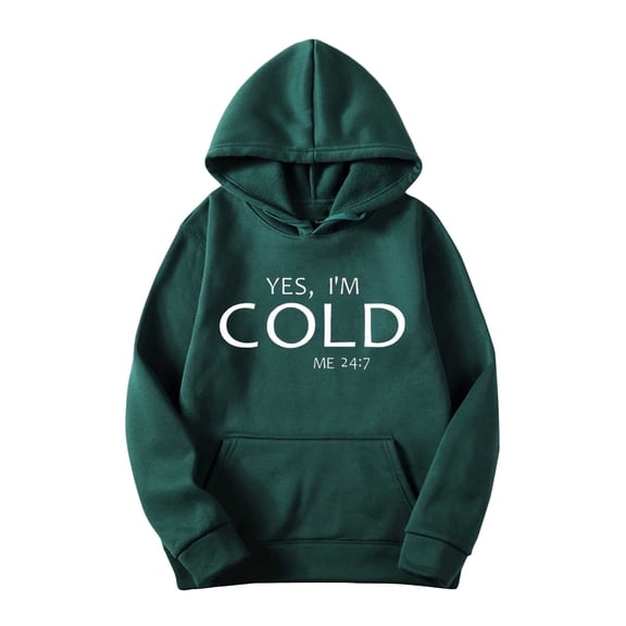 JUSLIO Hoodies for Men Graphic Comfortable Long Sleeve Pullover Sweatshirts