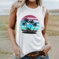 thumbnail image 2 of Giftesty Tank Tops for Women Fashion Casual Printed Sleeveless Blouse Round Neck Slim Pullover Tops, 2 of 5