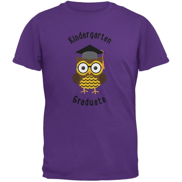Graduation - T-Shirt Jeunesse Diplômé de Maternelle Hibou Violet