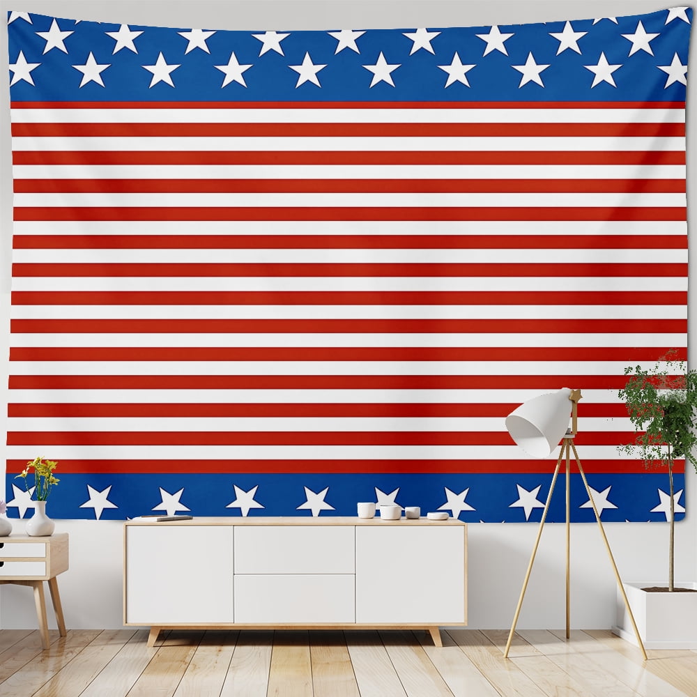 The Tapestry Decoration On July 4Th,Independence Day 4th of July Tapestry Wall Hanging for 