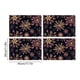 thumbnail image 3 of Decoraciones navideñas, adornos navideños, regalos navideños. Manteles individuales navideños de 4 piezas, 30x45 cm, manteles de mesa con copos de nieve invernales para fiestas, decoración de cocina y, 3 of 6