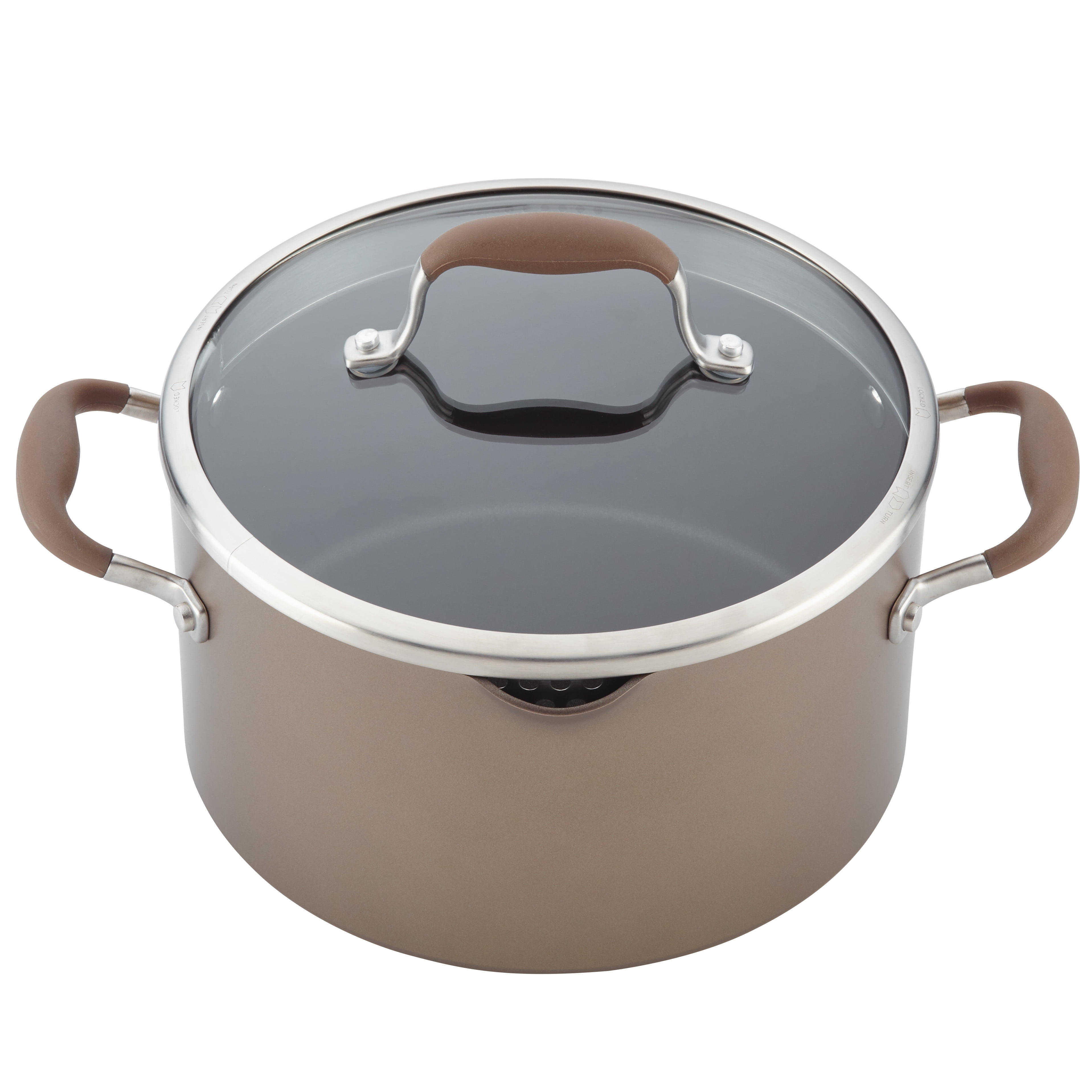 8.5-Quart Wide Stockpot with Multi-Function Insert – Anolon