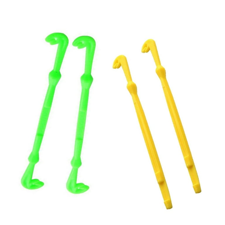 2pcs High Quality Plastic Hook Yellow/Green For Sea Fishing Hook Durable  15cm
