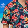 thumbnail image 3 of Guinness 871634-medium Toucan Floral Hawaiian Men Shirt - Medium, 3 of 3