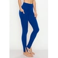 thumbnail image 3 of ALWAYS Women's High Waist Front Slit Active Leggings Royal Blue Medium, 3 of 5