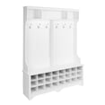 thumbnail image 3 of Prepac 60 in W x 77 in H x 15.5 in DWide Hall Tree with Shoe Storage, 3 of 6