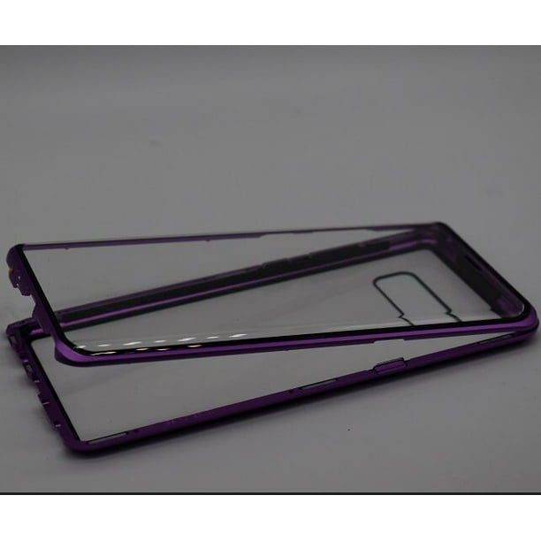 Funda transparente magnética para Samsung Galaxy S22 Ultra S21 Plus A54 A52 A53 S10 S8 S9 Note 20 9 A72 A71 S20 Fe, Funda de cristal para teléfono Tan Jianjun unisex
