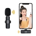 thumbnail image 3 of Microphone Lavalier Sans Fil Portable Audio Vidéo Mini Micro Compatible pour Téléphone Mobile Android, 3 of 9