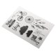 thumbnail image 1 of Sello de Goma de Silicona Fácil de Limpiar para Tarjetas para Fiestas Decoración DIY Baoblaze Sello claro, 1 of 8