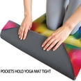 thumbnail image 3 of Colorful Rainbow Tie Dye Spiral Pattern Hot Yoga Mat Towel Non Slip for Hot Yoga - Quick-Drying Yoga Mat Cover with 4 Corner Pockets with Travel Bag - Hot Yoga Towel Non Slip 70"x26", 3 of 6