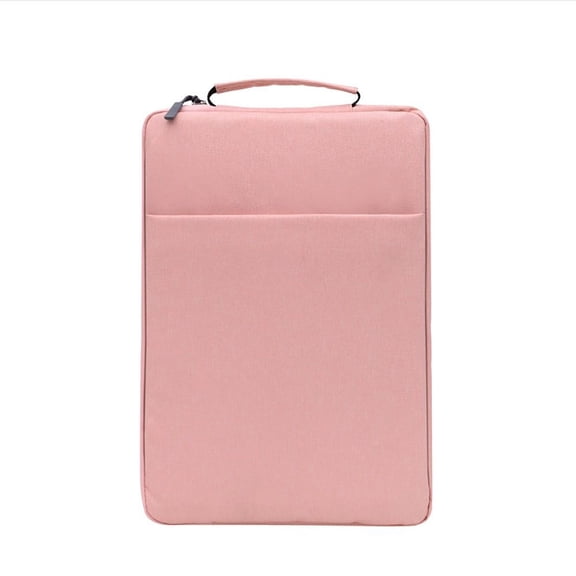 11 13 15 inch Professional Shockproof Anti Scratch Waterproof Notebook Computer Cover Ultrabook Sleeve Case Business Pouch Laptop Handbag PINK 13-14 INCH