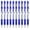 Blue, variant on Zebra Z-Grip Retractable Ballpoint Pen - 1.0mm Nib - Economy Pack of 20 - Violet Ink