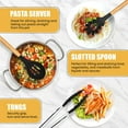 thumbnail image 3 of Kitchen Utensils Set- 19 Pcs Silicone Cooking Utensils Set for Nonstick Cookware-Silicone Spatulas Set, Kitchen Gadgets Tools, Pots and Pans Accessories-(Black 19 PCS Set), 3 of 7