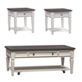 thumbnail image 2 of Liberty Furniture Allyson Park 3 Piece Living Room Cocktail Table Set - White, 2 of 18