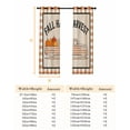 thumbnail image 6 of Fsddascl Fall Country Pumpkins Blackout Curtains for Bedroom/Living Room, Thermal Insulated Kitchen Curtains, Thanksgiving Truck Wood Orange Plaid Grommet Darkening Window Treatment Drapes 52"x72"x2, 6 of 6