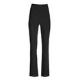 thumbnail image 5 of CFLVAEK Bootcut Dress Pants for Women Dressy Casual High Rise Slacks Solid Elastic Waist Office Trousers Stretchy Full Length Business Pants, 5 of 7