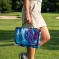 thumbnail image 4 of Yuyamidu Golf Ball Golf Cart Seat Covers with 4 Pockets Rainbow Whilpool Tie Dye Club Car Seat Cushion Covers for More 2 Person Seats Portable Golf Cart Seat Towel Blanket, 4 of 8