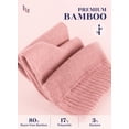 thumbnail image 4 of HUGH UGOLI Women Diabetic Ankle Socks, Super Soft & Thin Bamboo Socks, Wide & Loose, Non-Binding Top & Seamless Toe, 4 Pairs, Rose Cloud, Shoe Size: 10-12, 4 of 5