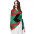 thumbnail image 5 of Palestine Elegant Chiffon Silk Scarf - Lightweight Breathable Translucent Wrap Shawl for Women - 70.86x28.7in, 5 of 6