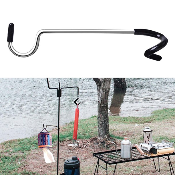 AntiSlip Camping Lantern Hanger Hook Outdoor Picnic Tent Pole Bag