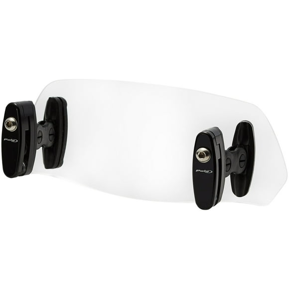 Puig 6319W Clear 230mm x 90mm Multi-Adjustable Clip-On Visor