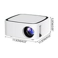 thumbnail image 5 of 1Pcs Projector - 4.5" x 4.5" x 2" Mini Tracing Projector with 720P HD Resolution & Keystones Correction, Portable Digital Projector for Indor Home Office, 5 of 6