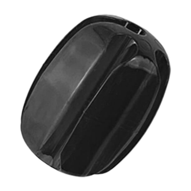 Reusable fishing rod holder, egg-shaped binder, elastic fastening clip,  Black