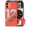 thumbnail image 4 of Replacement Back Housing W/ Small Components Pre-Installed Compatible For iPhone 12 Mini (No Logo) (Aftermarket Plus) (International Version) (Red), 4 of 8